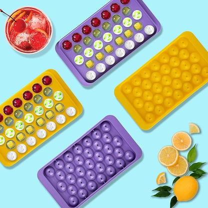 Small Ice Cube Trays for Freezer – 2 Pack Hard Plastic Mini Ice Cube Trays - Image 4