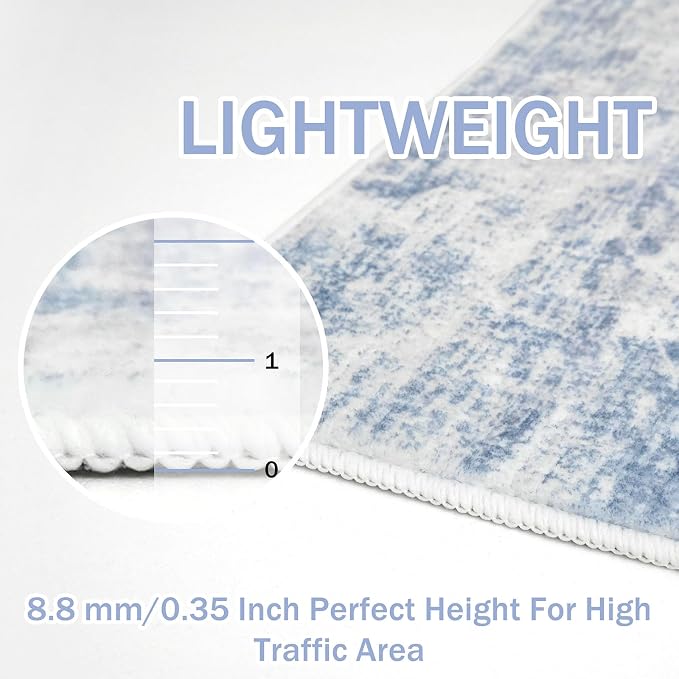 IOHOUZE Abstract Runner Rug 3x10 Ft Washable Runners - Image 5