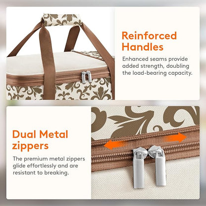 Lifewit Insulated Double Decker Casserole Carrier, Expandable Lasagna Lugger - Image 7