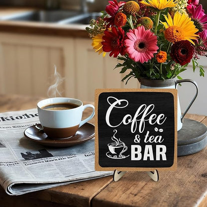Coffee Bar Sign Plaque Decor, Cafe Station Accessorie - Image 6