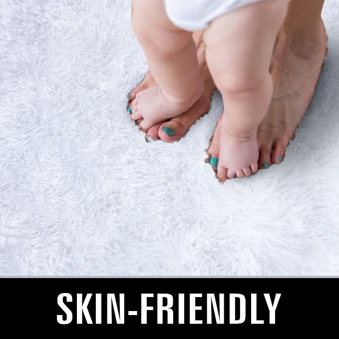TWINNIS Super Soft Shaggy Rugs Fluffy Carpets 6x9 Feet, Indoor Modern Plush - Image 3