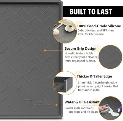 TigeJoy 22" x 19" Under Sink Mats - Image 3