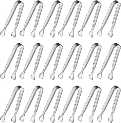 Mini Serving Tongs, Anytrp 18-Packs Stainless Steel Sugar Tongs, 4.3inch Ice by Unknown