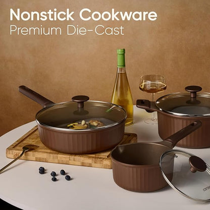 CAROTE Pots and Pans Set Non Stick, Cookware Sets Nonstick 21 pcs Kitchen Pot & - Image 6