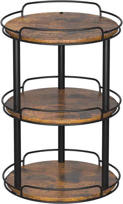 LAMU 12'' Wood Lazy Susan Turntable Organizer by YourHome-OrganizationHelper