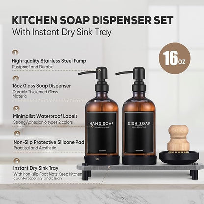 Kitchen Soap Dispenser Set - Image 3