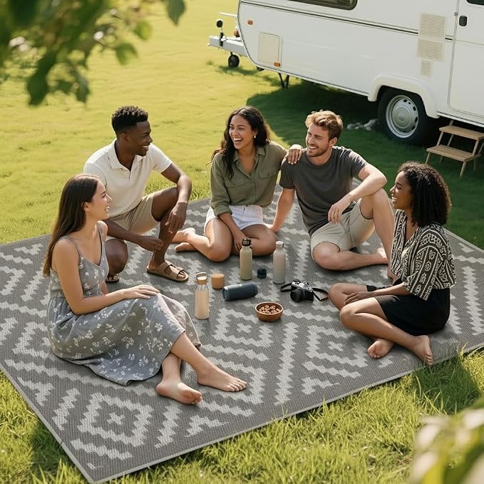 RURALITY Outdoor Rugs 9x12 Feet - Image 7