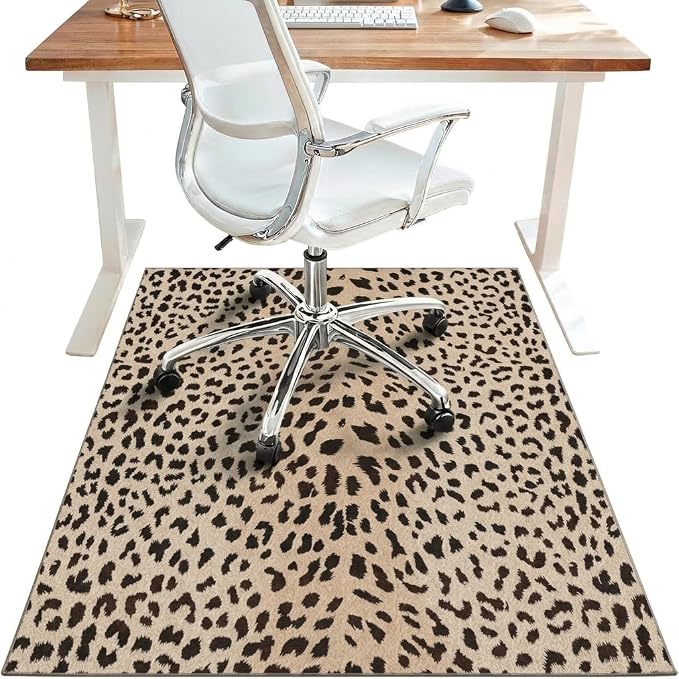 36"x48" Office Chair Mat for Hardwood Tile Floor, Under Desk Carpet Protector by BESBLEE