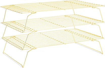 Cooling Rack for Baking 3 Tiers, Stainless Steel Baking Cooking Cooling Racks by Briout