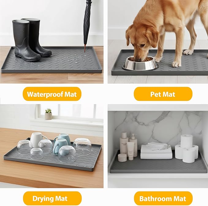 TigeJoy 25" x 19" Under Sink Mats - Image 7