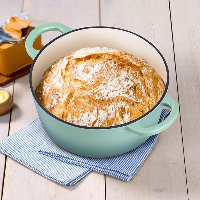 E-far 3 Qt Enameled Cast Iron Dutch Oven - Image 6