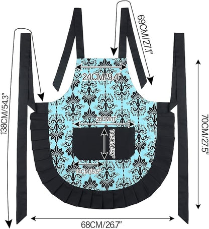G2PLUS Cotton Vintage Damask Apron - Image 2
