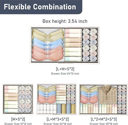 DIMJ Drawer Organizer Clothes - Image 4