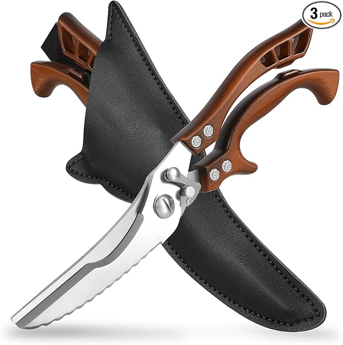 ANDONG Kitchen Scissors, Heavy Duty Professional Poultry Shears, Stainless by ANDONG