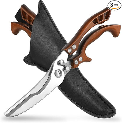 ANDONG Kitchen Scissors, Heavy Duty Professional Poultry Shears, Stainless by ANDONG