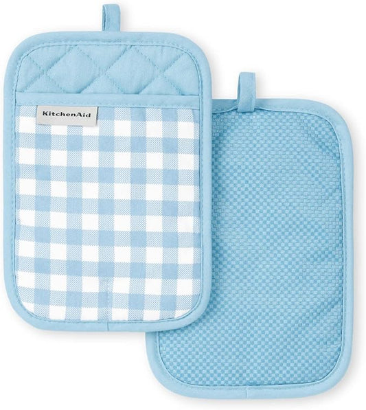 KitchenAid Gingham Pot Holder 2-Pack Set by KitchenAid