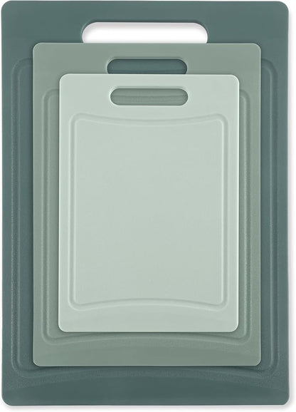 COOK WITH COLOR Non-Slip Cutting Board Set – Kitchen Essentials with Easy Grip - Image 7