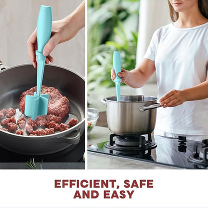 Meat Chopper, Upgrade Hamburger Smasher, Premium Heat Resistant Meat Masher - Image 6