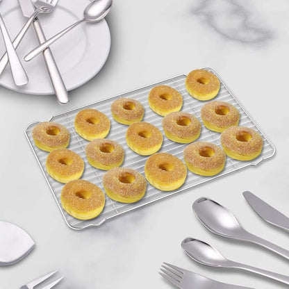 Cooling Rack Set of 3, Baking Rack Stainless Steel Wire Rack - Image 6