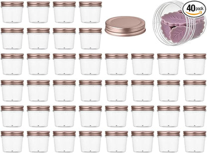 novelinks 4 oz Small Plastic Jars by novelinks