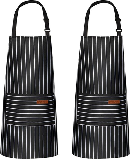VALOME 2 Pack Kitchen Aprons, Apron by VALOME