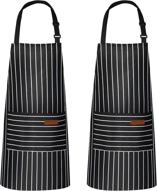 VALOME 2 Pack Kitchen Aprons, Apron by VALOME