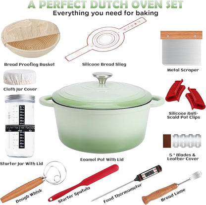 Enameled Cast Iron Dutch Oven Pot - Image 2