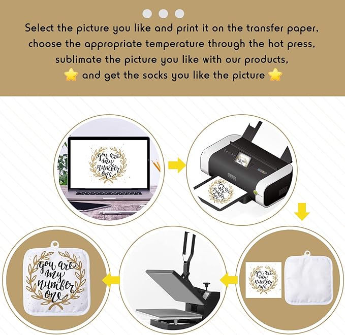 Patelai 50 Pieces Blank Sublimation Oven Mitts Set Include Blank Sublimation - Image 7