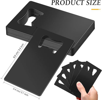 40 Pieces Credit Card Bottle Opener Stainless Steel Poker Wallet Bottle Opener - Image 2