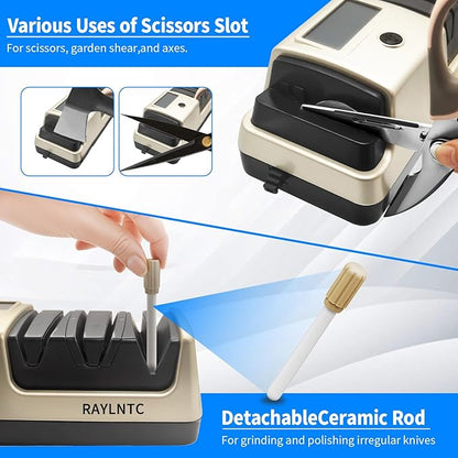 Professional 5-in-1 Electric Knife Sharpener - Image 4