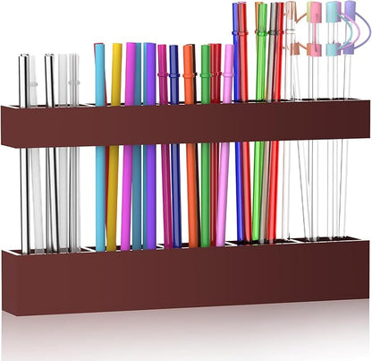 9.5” Large Acrylic Straw Holder by Rycid