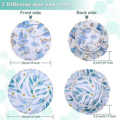 2 Large Reusable Beeswax Bowl Covers - Image 3