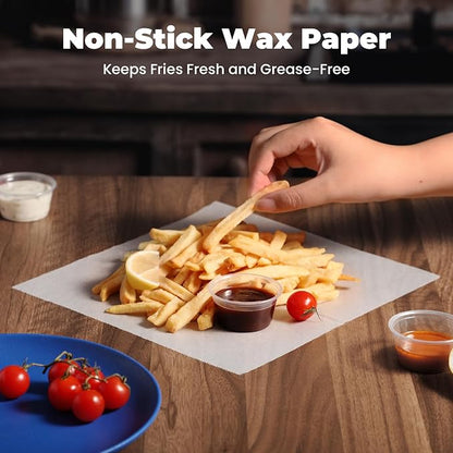 Fit Meal Prep 10 x 10.75" Wax Paper Sheets - Image 4