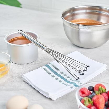 Restaurantware 10.5 in Stainless Steel Ball Whisk - Image 4
