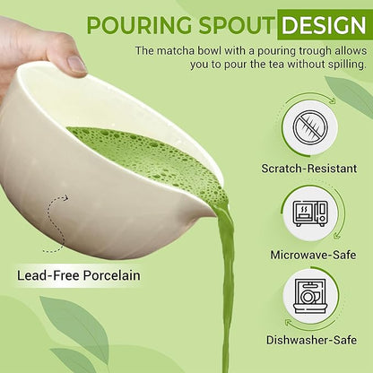 Matcha Whisk Set with Matcha Bowl - Image 3