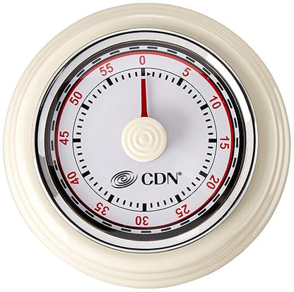 CDN Compact 60 Min Mechanical Timer-White - Image 2