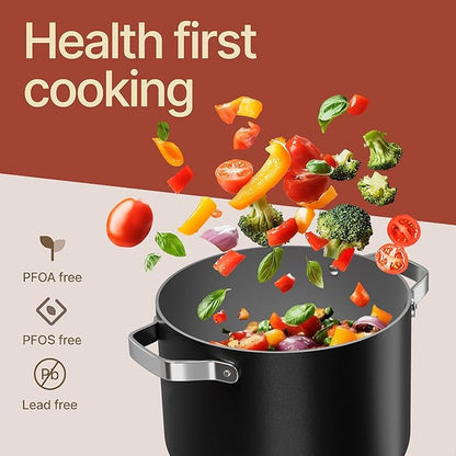 Bakken 5 Quart Ceramic Coated Stock Pot - Image 6