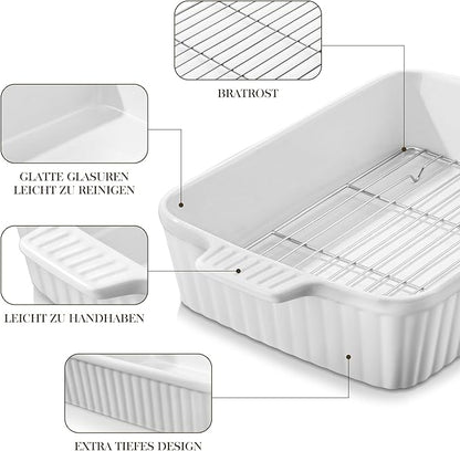 MALACASA 4.4 QT Baking Dish - Image 5