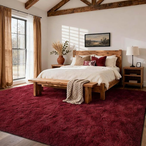 7x10 Ft Extra Large Shag Rugs for Living Room, Ultra Soft Fluffy Furry Area - Image 2
