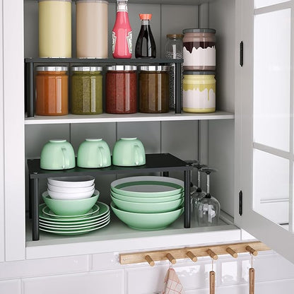 VERTORGAN Cabinet Organizer Shelf, Kitchen Counter Shelves, Bamboo Spice Rack - Image 2