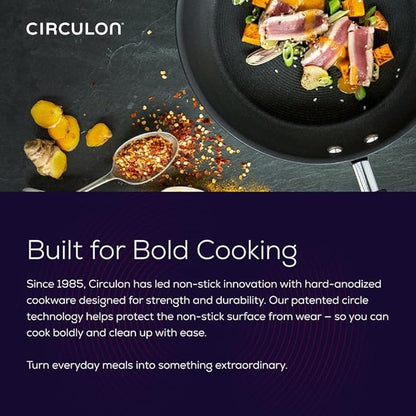 Circulon Symmetry Hard Anodized Nonstick Induction Frying Pan Twin Pack - Image 11