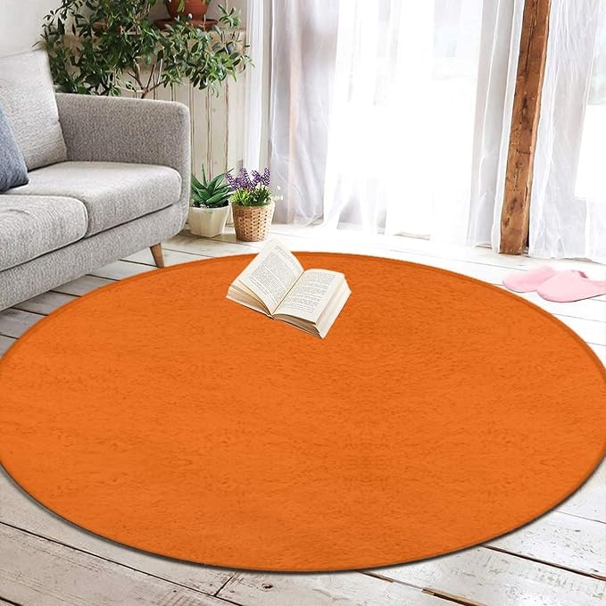 Large Round Area Rug Home Decor Modern Bathroom Rug Kitchen Office Circle Rug - Image 5