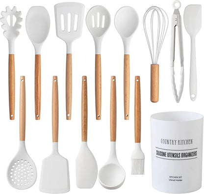 Country Kitchen Non Stick Silicone Utensil Set by CountryKitchen