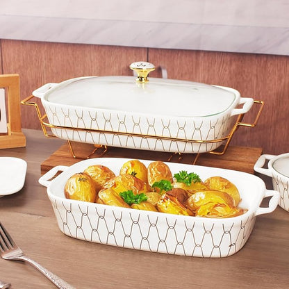 10" x 7" Ceramic Casserole Dish - Image 6