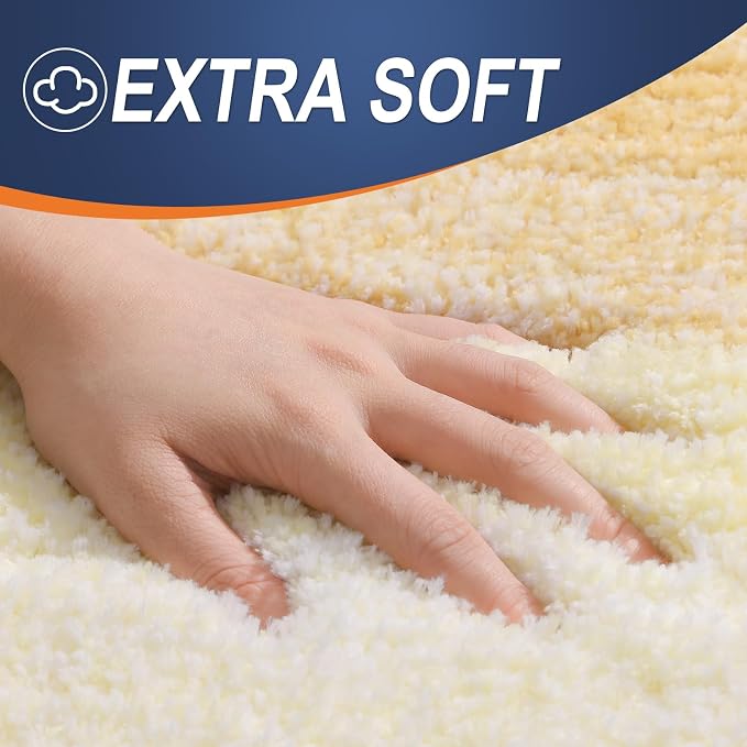 OLANLY Bathroom Rugs Mat 36x24, Extra Soft Absorbent Microfiber Bath Rug - Image 3