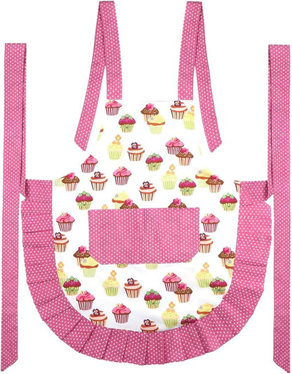 G2PLUS Kid Cotton Aprons, Toddler Apron by G2PLUS