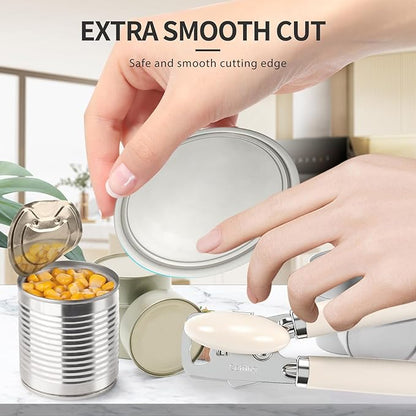 Safring Can Opener Manual, Heavy Duty Stainless Steel Smooth Edge Can Openers - Image 7