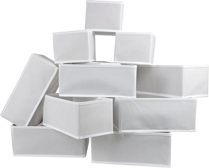 Fordonral 12 Pack Drawer Organizer Clothes, Foldable Fabric Dresser Organizer - Image 6