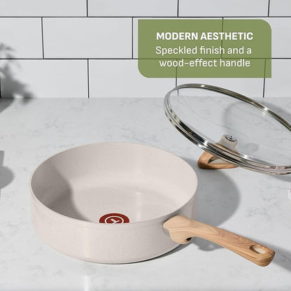 T-fal Revive Ceramic Nonstick Sauce Pan - Image 4