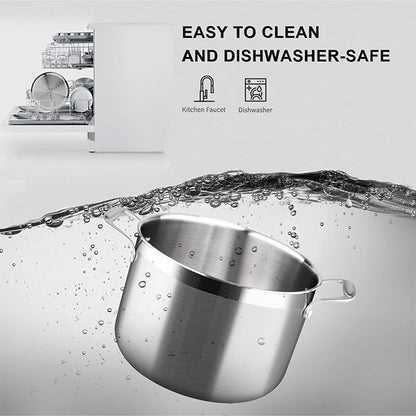 Duxtop Whole-Clad Tri-Ply Stainless Steel Stockpot - Image 6